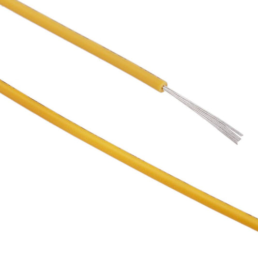 22AWG Yellow Hook-up Stranded Wire (1 Meter) - (AD82597)