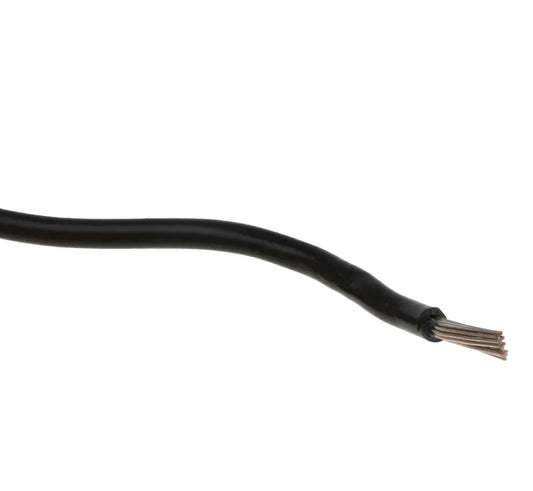 22AWG Black Hook-up Stranded Wire (1 Meter) - (AD82600)