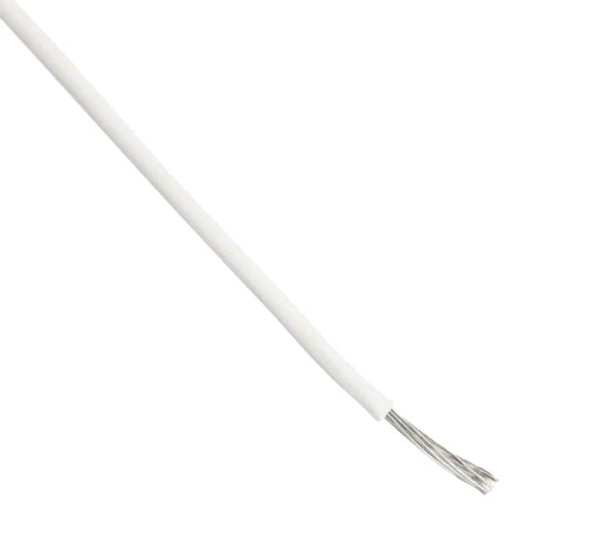 22AWG White Hook-up Stranded Wire (1 Meter) - (AD82601)