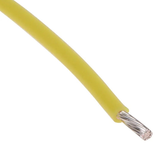 20AWG Yellow Hook-up Stranded Wire (1 Meter) - (AD82886)