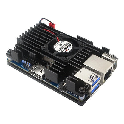 Aluminum Metal Heatsink Orange Pi Case with Fan - (AD84205)