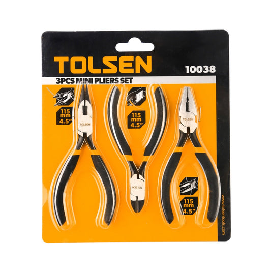 Tolsen Mini Pliers Set (3 PCS) - (AD87370)