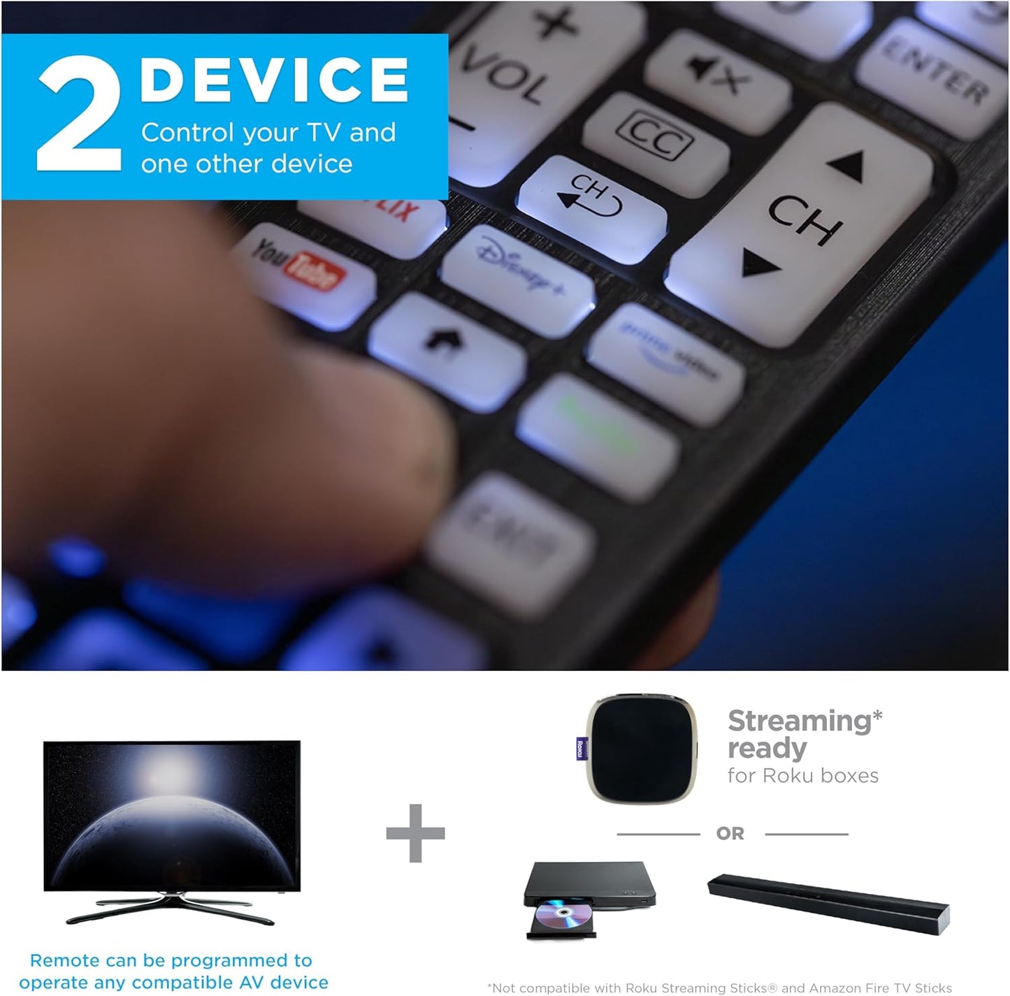 GE 80830 Universal Remote - (AD87485)