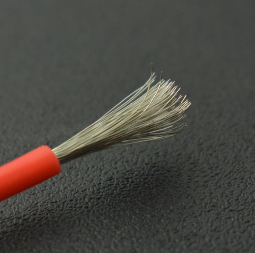 18AWG Red Strand Silicone Wire (1 Meter) - (AD9007)