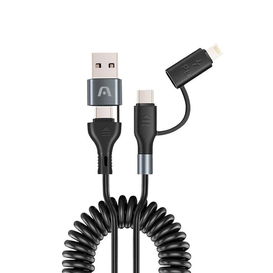 ARG-CB-0071BK Argom 60W Fast Charging & Data Cable (4 in 1) - (AD91445)
