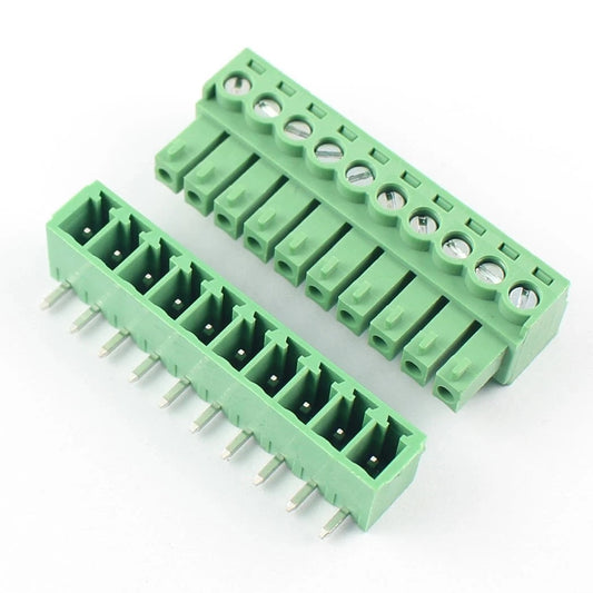 10 Pin Terminal Block Connector 3.5mm Pitch (Male & Female) - (AD91591)