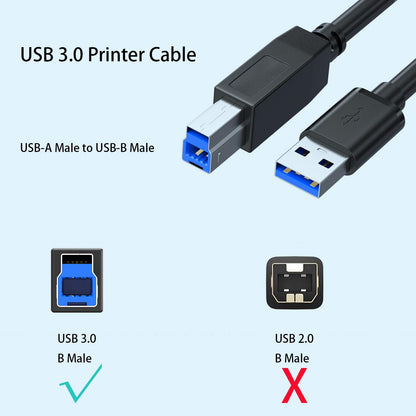 USB 3.0 Type A to Type B Male/Male Cable - (AD92160)