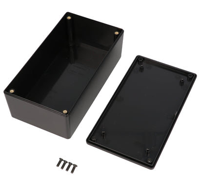 1591XXDBK Plastic Box Black (6"L x 3.25"W) - (AD92987)