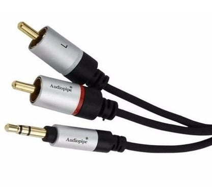 AIQ-S35RCA-6 Audiopipe Cable Audio Plug 3.5mm - Plug RCA 1.8m - (AD15013)