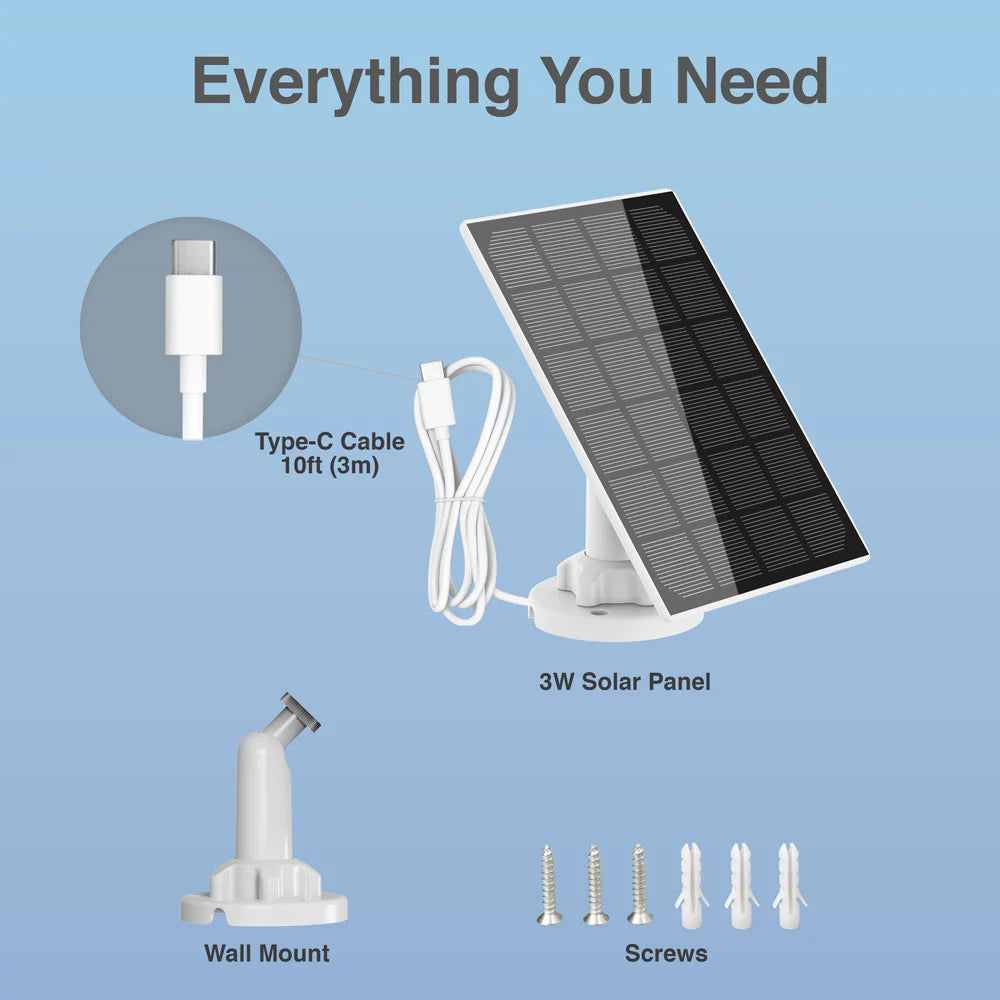 ARG-SV-8001WT Argom 3W Solar Panel - (AD92985)