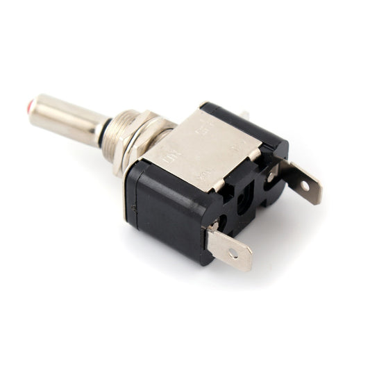 WHITE ASW-07D Toggle Switch Aircraft SPST ON-OFF 12V @ 20A - (AD53590)
