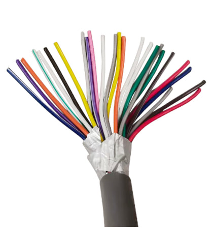 25 Cores Multi Conductor Cable AWG 24 Gray (1 Meter) - (AD82598)
