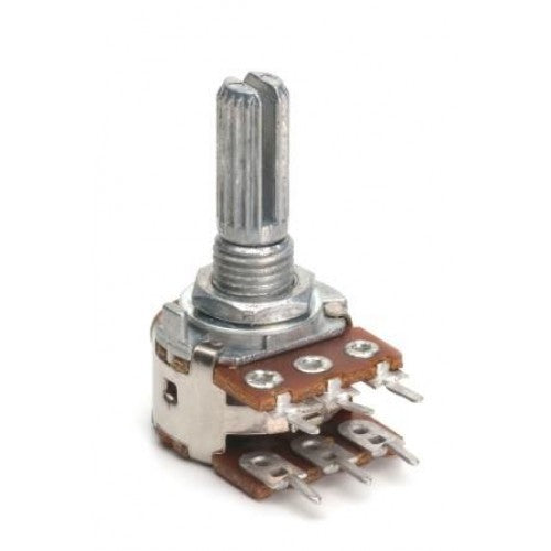 B100K Potenciometro Doble Lineal Rotativo 100KΩ - (AD66675)