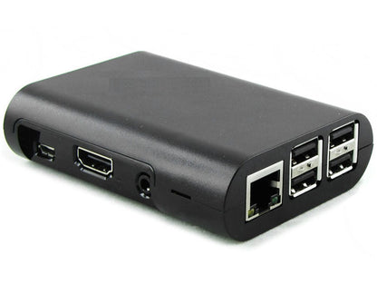 Black ABS Protective Enclosure Case Box For Raspberry Pi 3 - (AD16863)