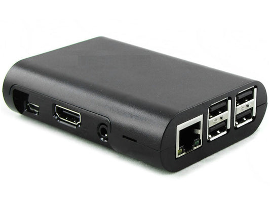 Black ABS Protective Enclosure Case Box For Raspberry Pi 3 - (AD16863)