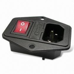 Power Socket with Fuse Holder 250VAC @ 10A - 3 Terminal - (AD18558)