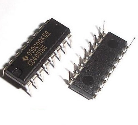 CD4051BE Single 8-Channel Analog Multiplexer - Demultiplexer - (AD21348)