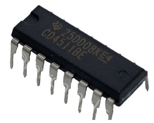CD4511 BCD To 7 Segment Latch Decoder - (AD21196)