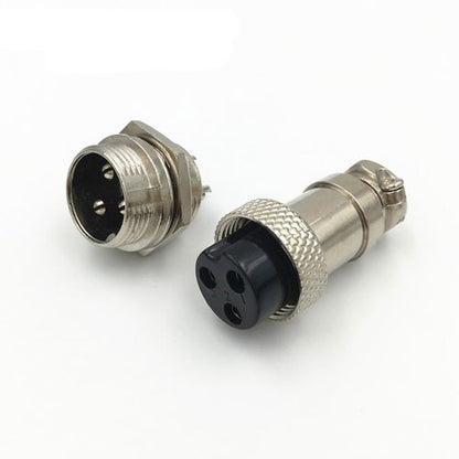 3-Pin Chassis Connector - Panel Mount (male and female) - (AD48261)