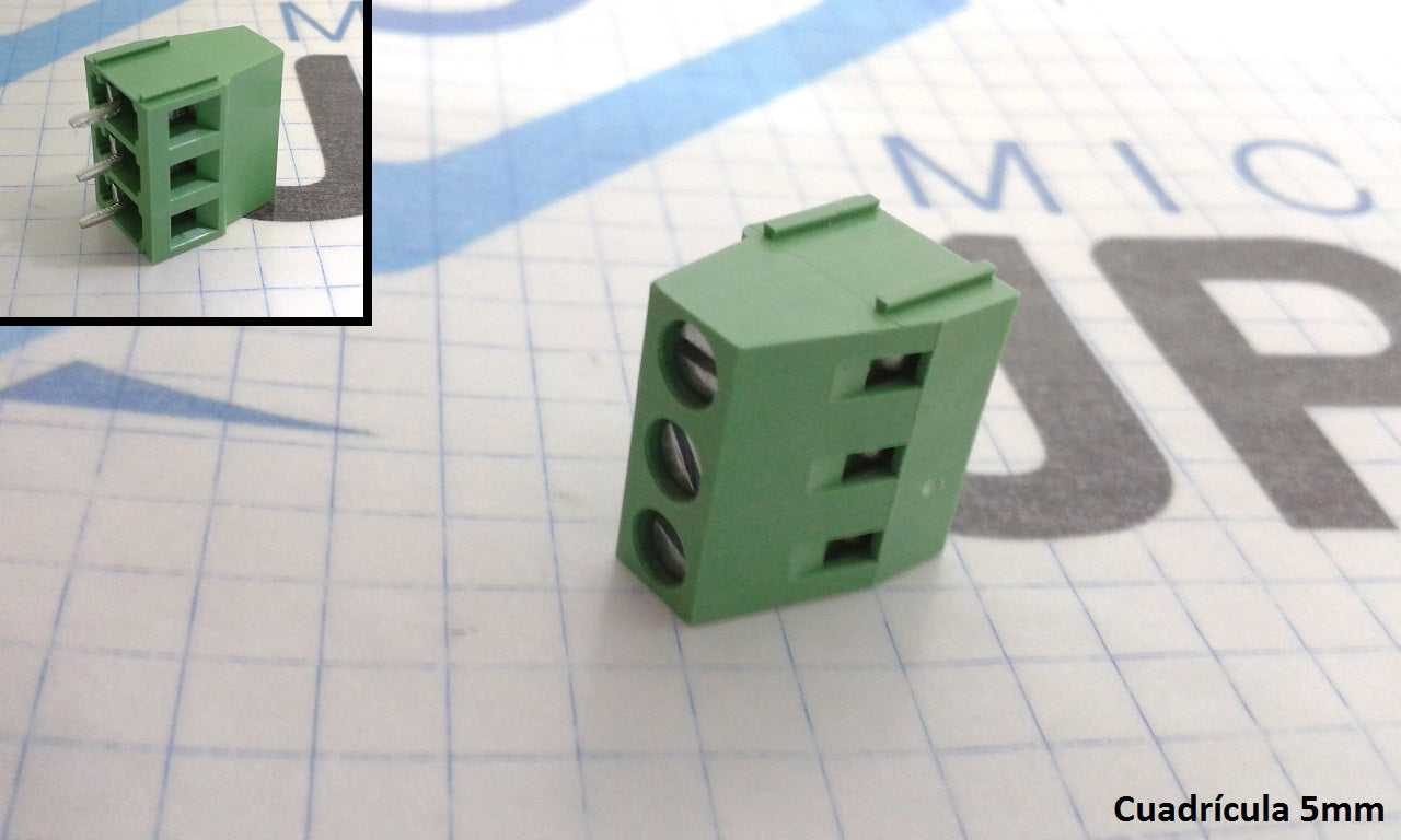 DG128-3 Bloque Terminal 3 Polos 5mm - (AD7950)