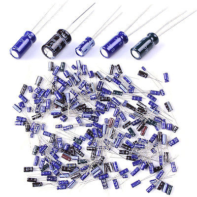 Electrolytic Capacitor Kit 01 uJPM [200 PCS] 25 Values - (AD28672)