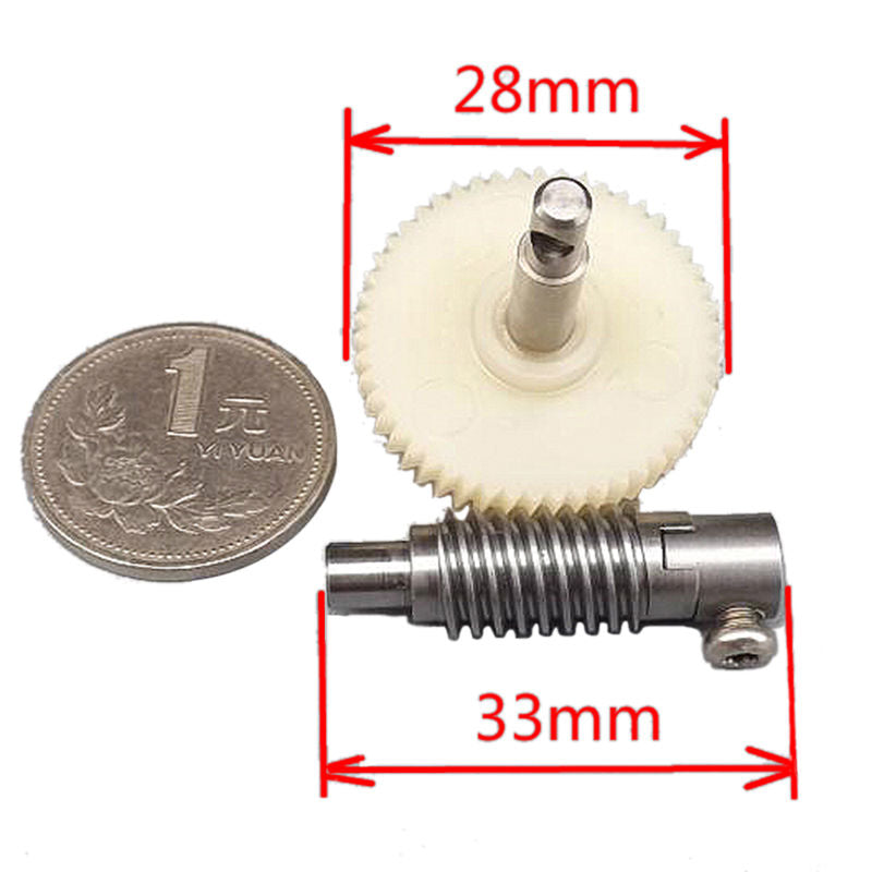 Metal Worm Wheel Reduction Gear set Plastic Gear Reducer - (AD16666)