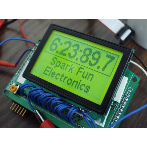 Graphic LCD 128x64 STN LED Backlight [LCD-00710] - (AD2657)