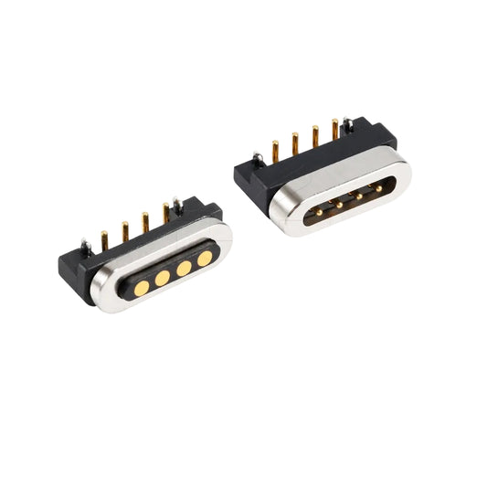 HTP-CON-M411P 4-Pin Magnetic Pogo Pin Connector - (AD48490)