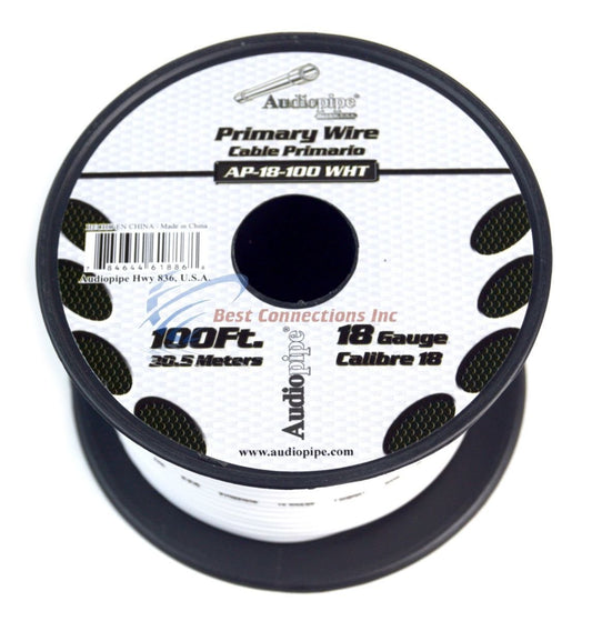 50-18W Cable Automotriz 18 AWG Blanco [METRO] - (AD9015)