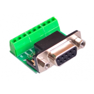 DB9 RS232 Serial to Terminal Female Adapter Connector - (AD35699)