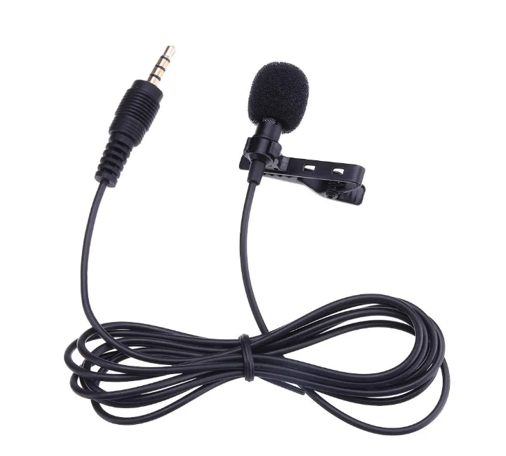 Portable Lapel Condenser Microphone - (AD68024)