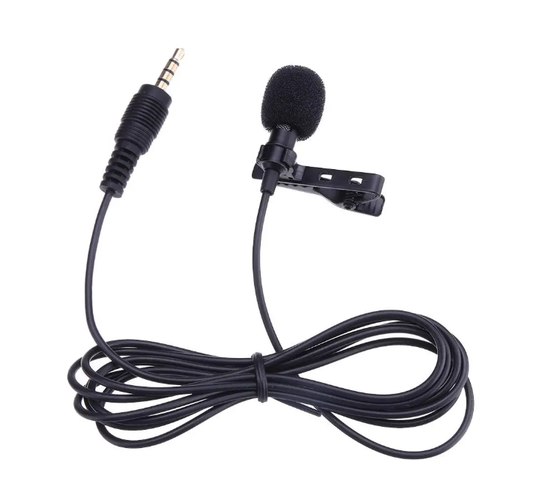 Portable Lapel Condenser Microphone - (AD68024)
