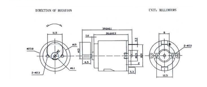 R260 Vibration Motor 3-12V - (AD5187)