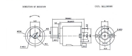 R260 Vibration Motor 3-12V - (AD5187)