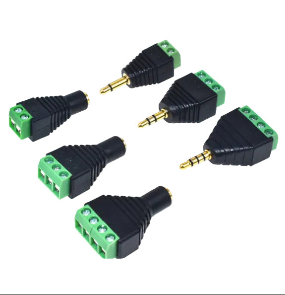 2-Pin Green Audio Adapter 3.5mm Female - (AD50889)