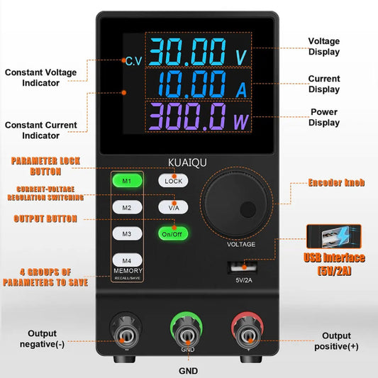 SPPS305D-232 Programmable Switching Power supply: 30V @ 5A - (AD36975)