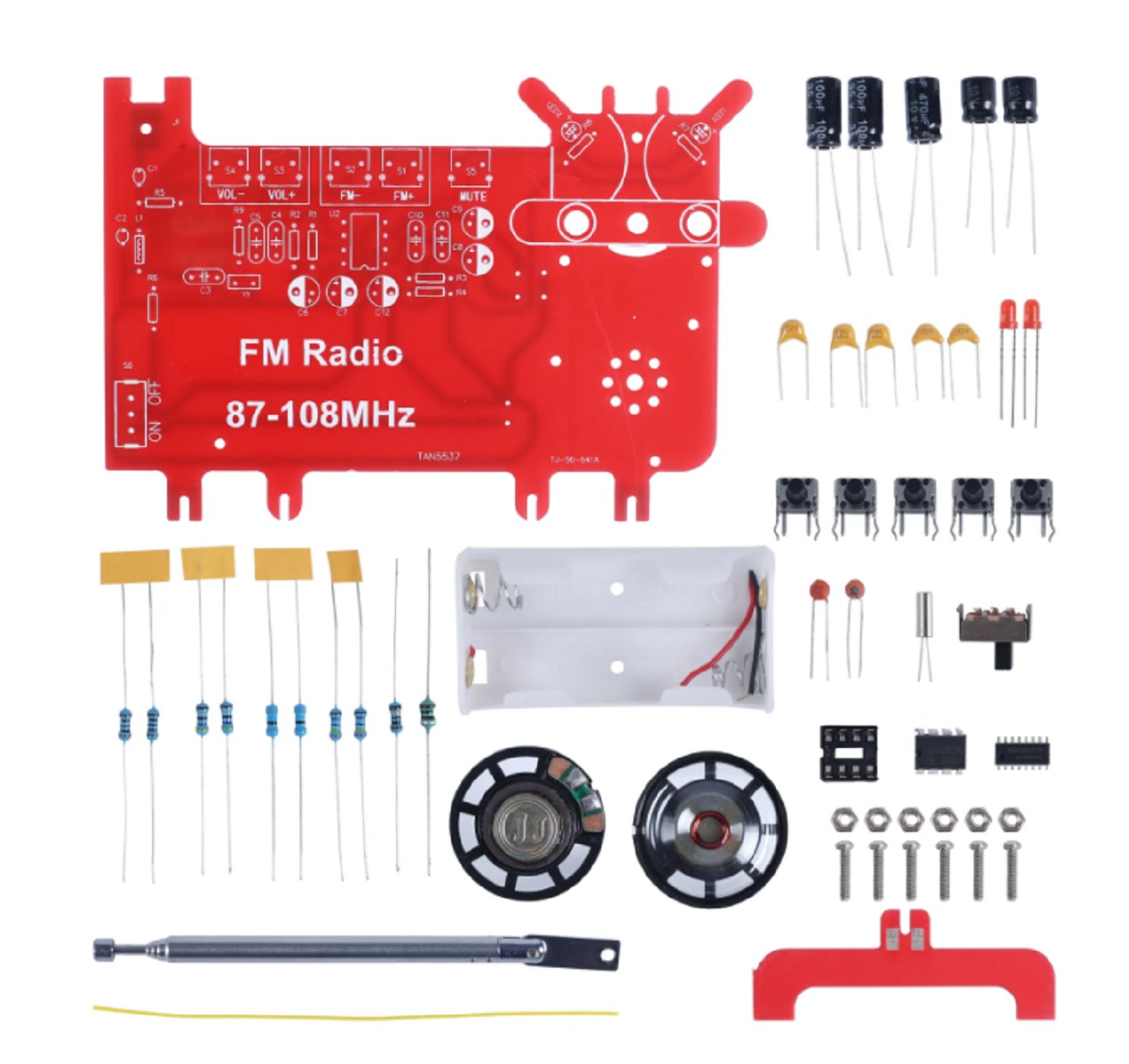 DIY FM Radio Electronic Soldering Kit - (AD30417)