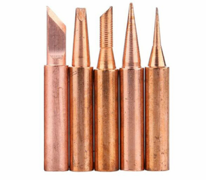 900M T-Series Pure Copper Soldering Iron Tip (5 PCS) - (AD41777)