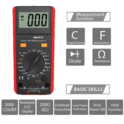 BM4070 LCR Meter LCR Multimeter Tester - (AD23162)