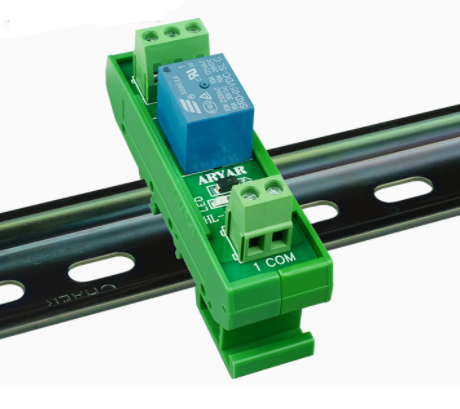 1-Channel 5V Relay Module with DIN Rail Mount - (AD12550)
