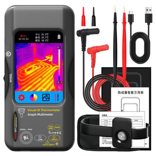 BSIDE-SH7 Thermal Camera + Digital Multimeter 2 in 1 - (AD25693)