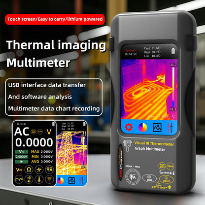 BSIDE-SH7 Thermal Camera + Digital Multimeter 2 in 1 - (AD25693)