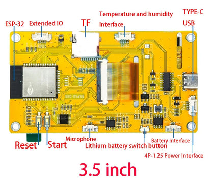 ESP32 Development Board WiFi Bluetooth 3.5'' Display TFT Module Touch Screen - (AD25691)