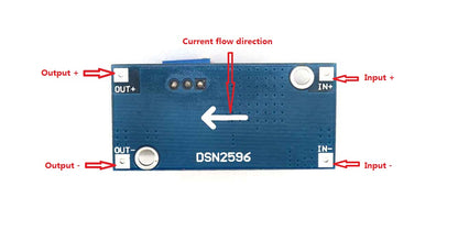 LM2596 DC-DC Buck Converter Step-Down Power Module Output 1.25V-35V - (AD8642)