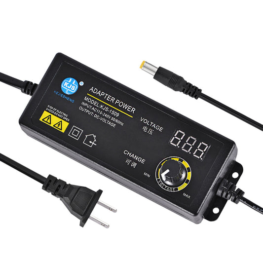 KJS-1509 60W 3-24V Adjustable Adapter With Voltage Display - (AD31476)