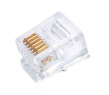 KR-204-6 RJ-12 Modular Connector - (AD26637)
