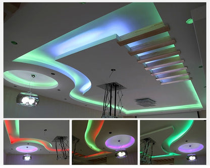 Waterproof RGB LED Strip 12VDC + IR Control 28 Keys + Power Supply - (AD25137)