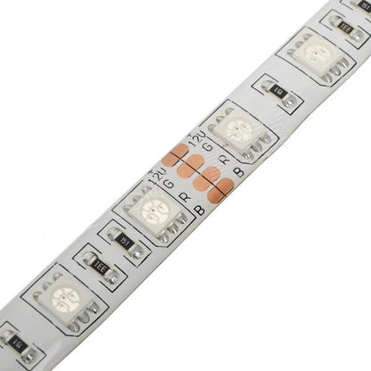 Waterproof RGB LED Strip 12VDC + IR Control 28 Keys + Power Supply - (AD25137)
