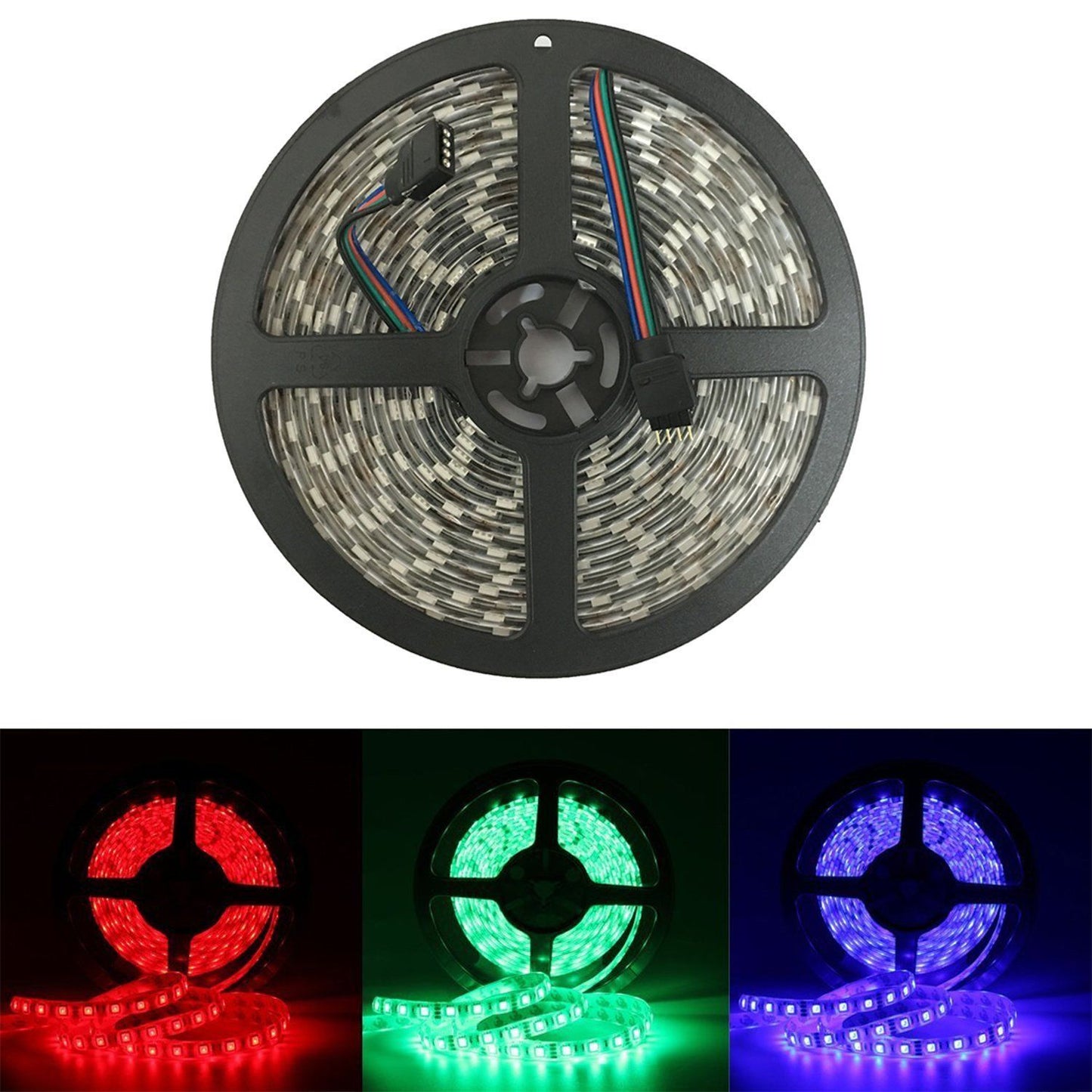 Waterproof 5050 SMD RGB Flexible LED Strip 12VDC (1 Meter) - (AD8453)