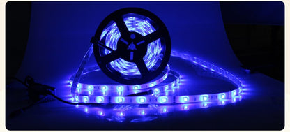Waterproof RGB LED Strip 12VDC + IR Control 28 Keys + Power Supply - (AD25137)